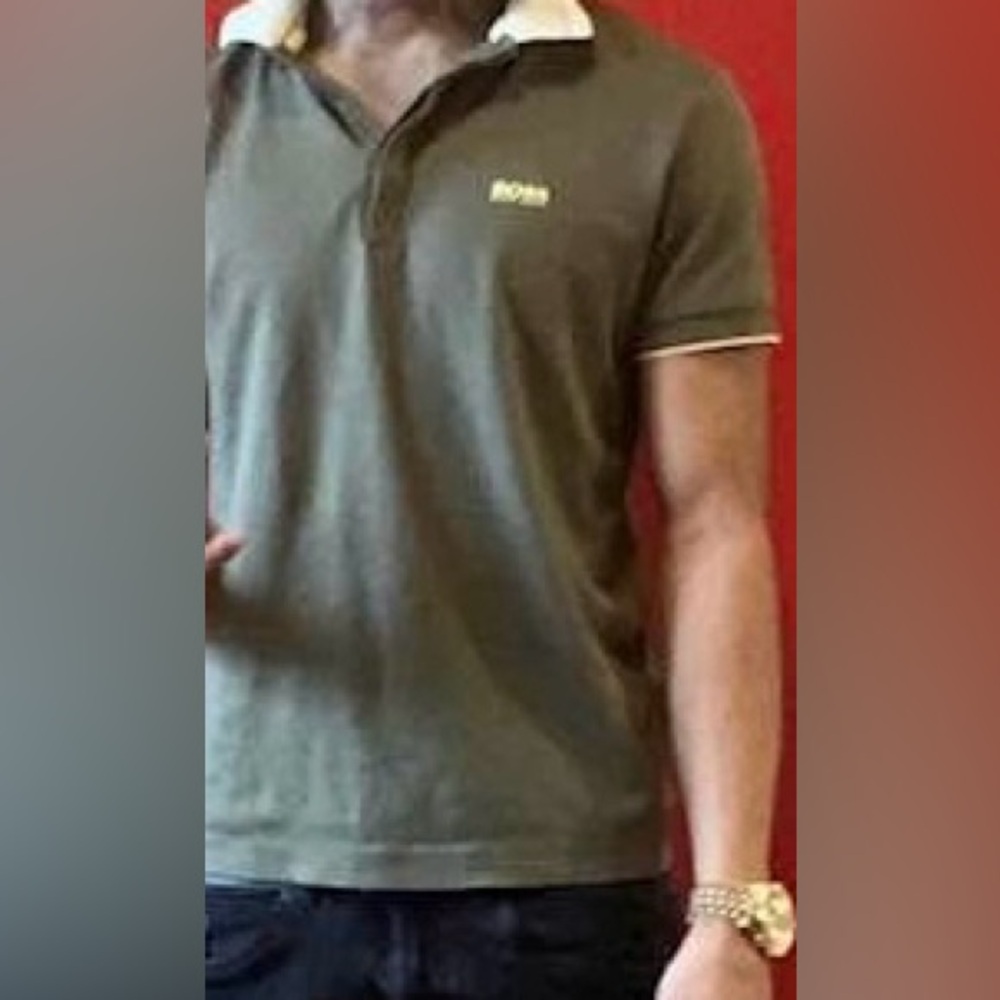 Boss Boss Olive Green Men's Shirt